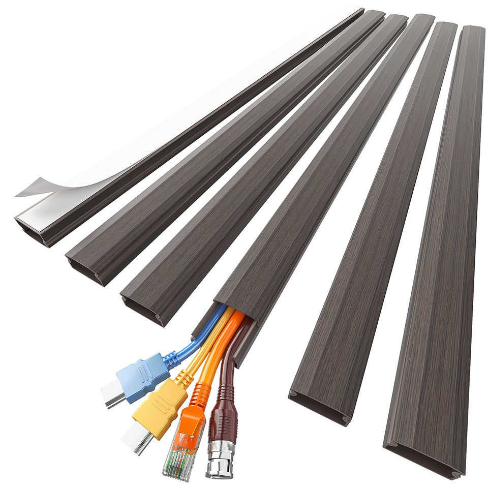 Delamu cord hider large wall 85in conceals multiple cables for a cleaner look.