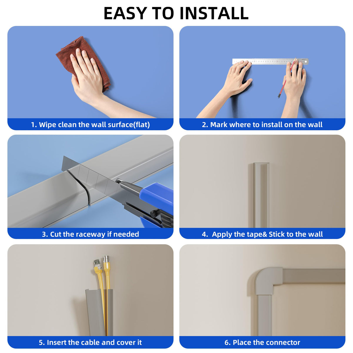 Delamu cord hider makes living spaces tidier and safer