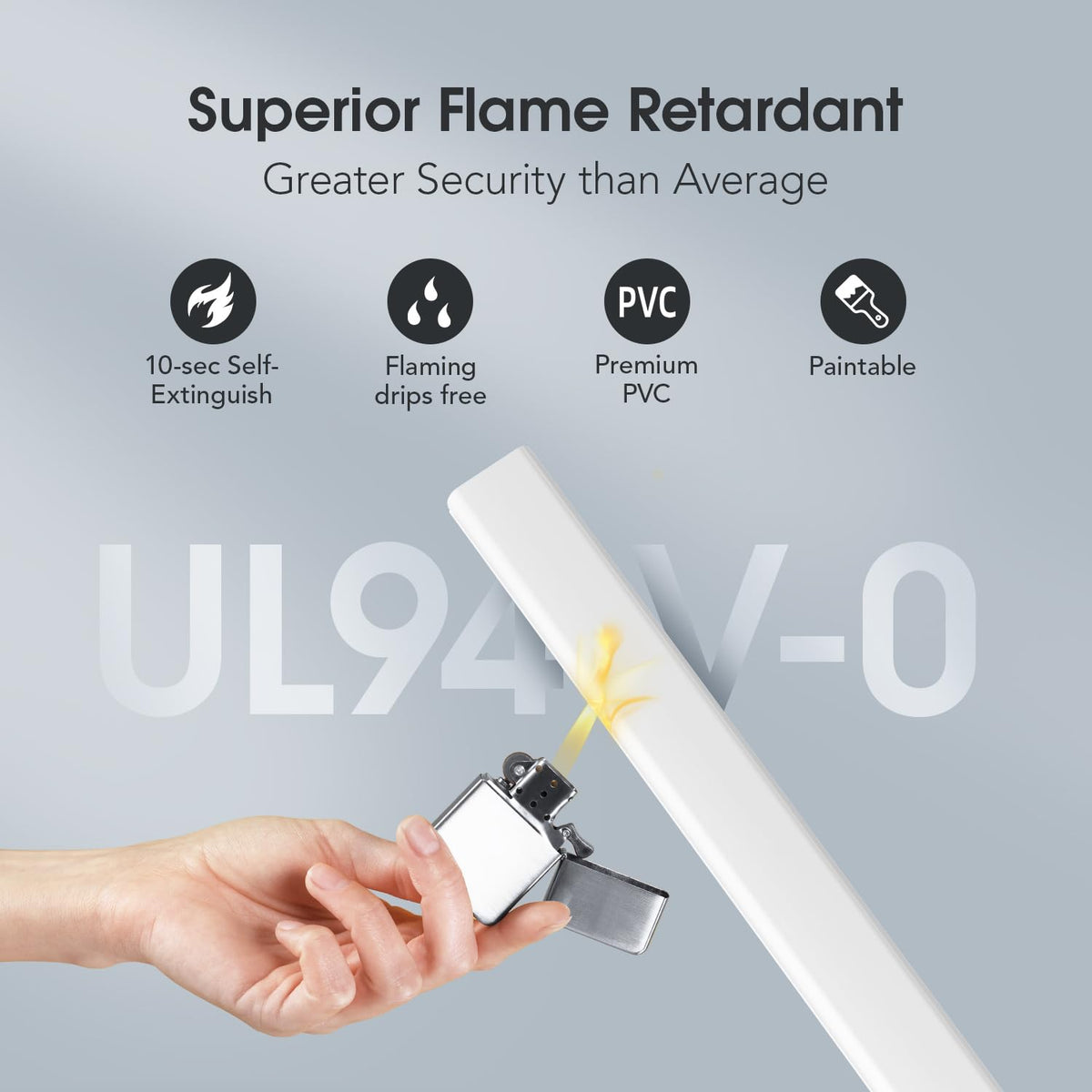 Delamu cuttable and paintable wall cord hider blends with your wall color
