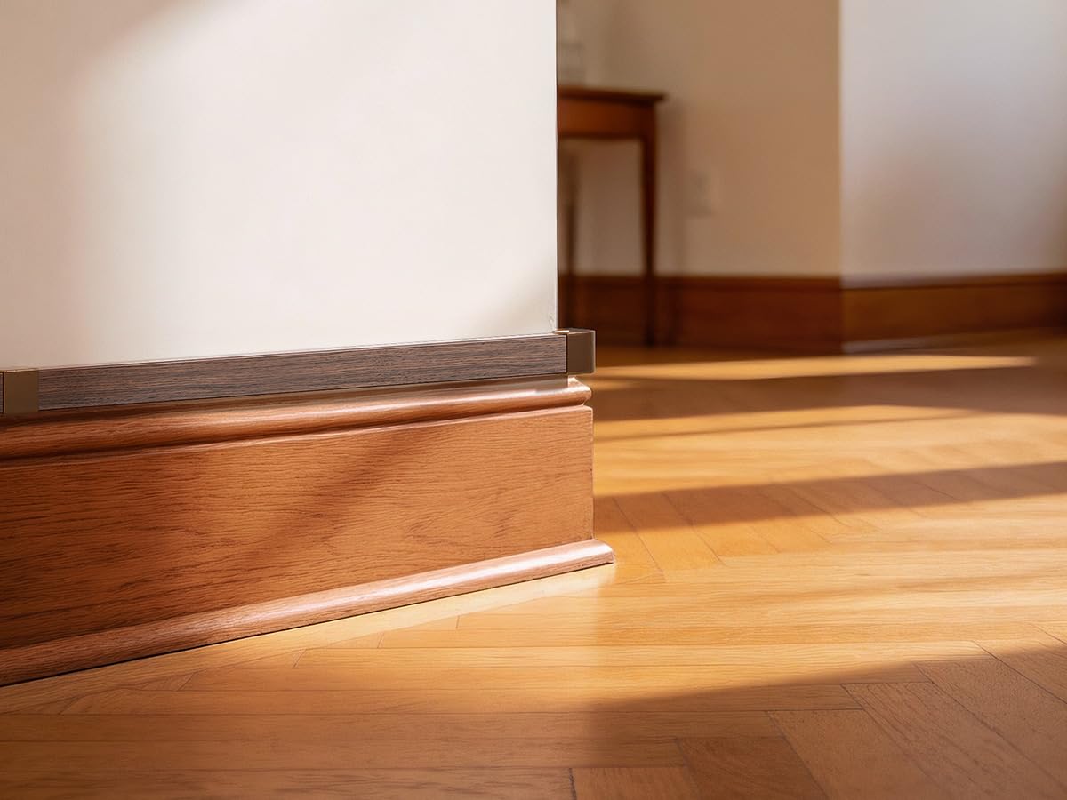 Delamu close-up of wood-grain texture demonstrating natural blend with wood surfaces