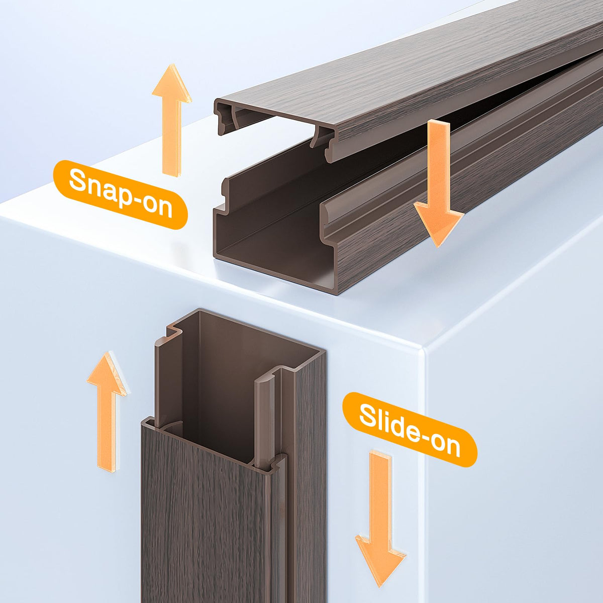 Delamu being cut to length with a hacksaw showing customization for precise fit benefit
