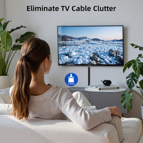 Delamu durable black cord hider offering tidy cable management.