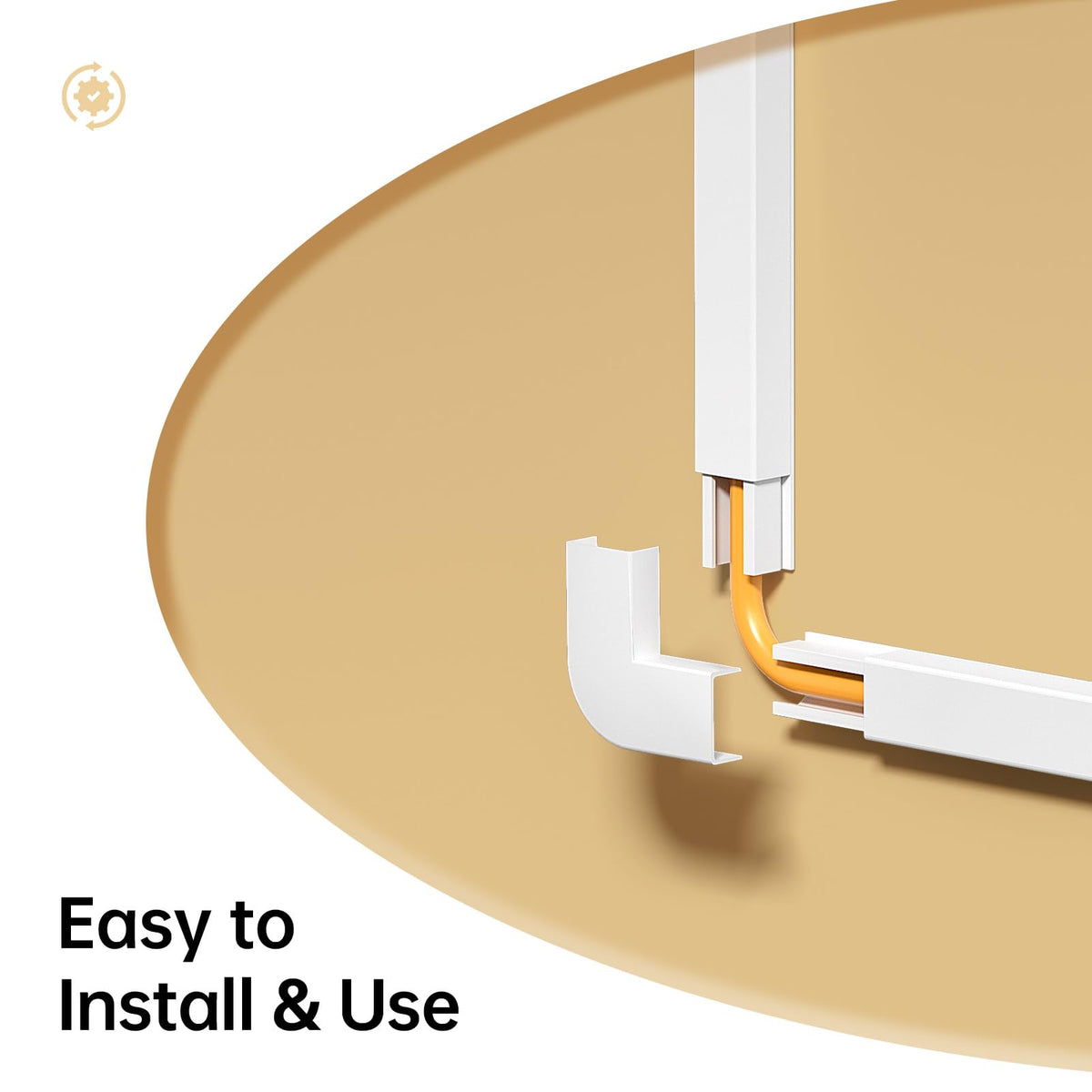 Delamu no-drill installation method using adhesive backing
