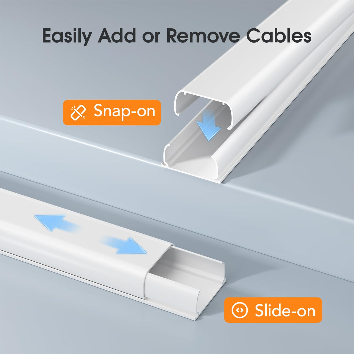 Delamu snap-structure enables quick setup with click-on-and-off access