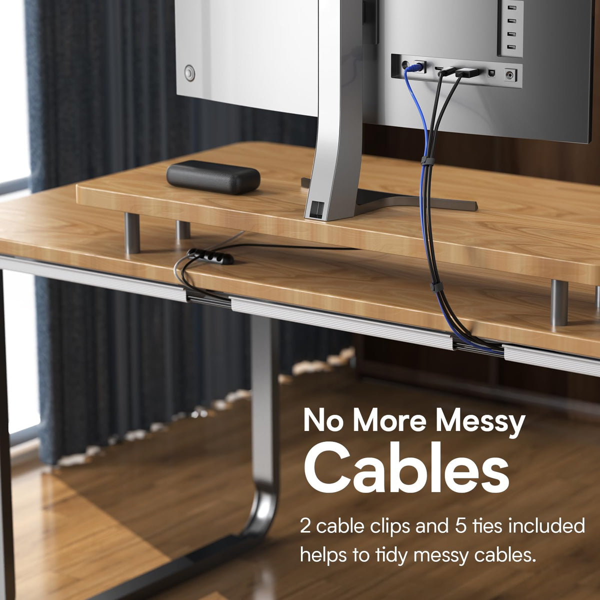 Delamu high capacity raceway holds ten plus cables safely.