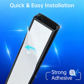 Delamu TV cable cover with snap design for easy access