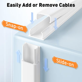Delamu TV cord hider keeps entertainment setup tidy and safe.