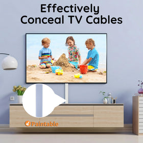 Delamu universal cable management keeps wires organized throughout the home.