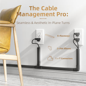 Delamu covers add a clean edge to TV setups and desks.