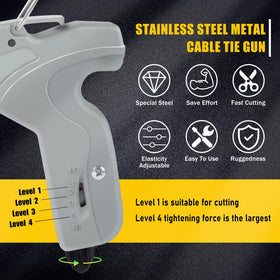 Delgada 150mm stainless steel ties for smaller installations