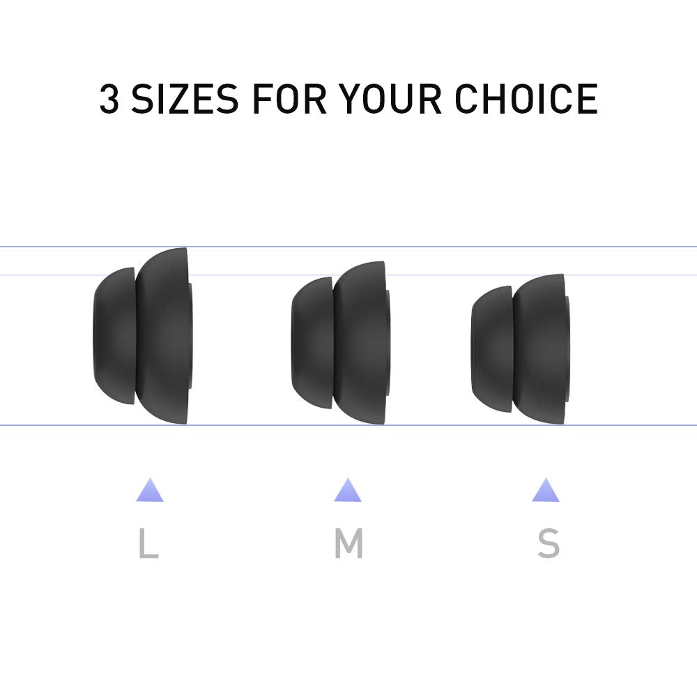 Delidigi ear tips fit inside the AirPods Pro charging case without removal