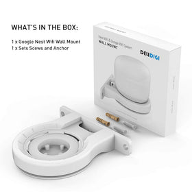 Delidigi bottom view showing vent clearance and unobstructed airflow for Nest device