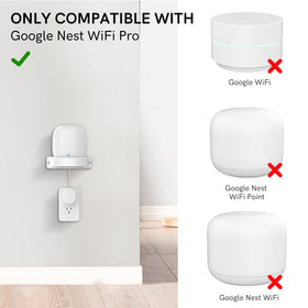 Delidigi Nest WiFi Pro 6E screws and anchors secure a stable wall installation