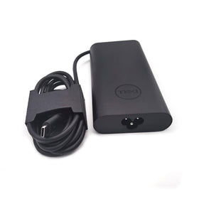 Dell 130W USB-C adapter brand logo visible for brand recognition.