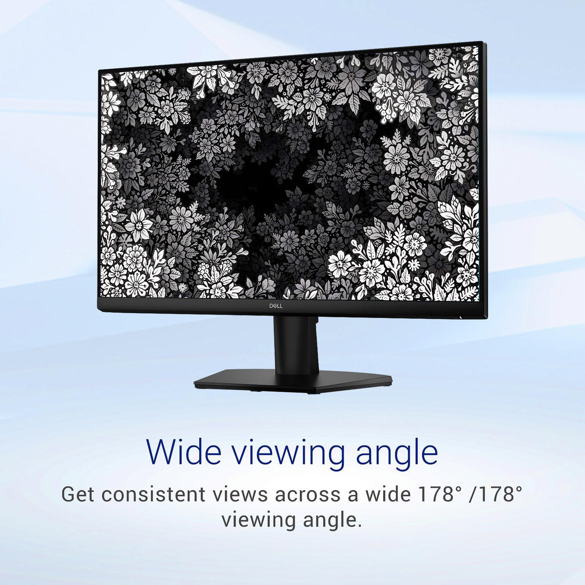 Dell 24-inch monitor with 144Hz refresh rate for smooth motion and scrolling.