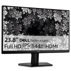Dell 24-inch monitor with full HD IPS display offering vibrant colors and wide angles.