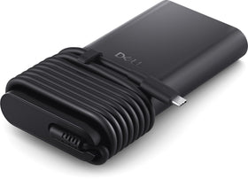Dell 280W USB-C GaN adapter ports view shows versatile power delivery for multiple devices