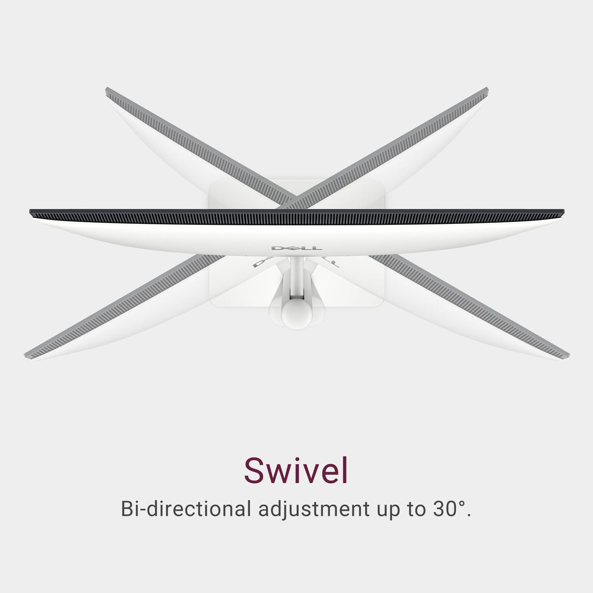 Dell S3225QC ComfortView Plus minimizes blue light without color compromise.