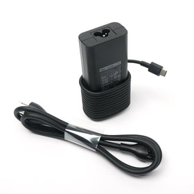 Dell 65W USB-C charger HA65NM190 front view for Latitude laptops.