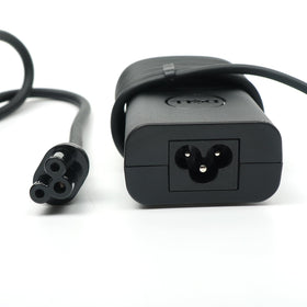 Dell 65W USB-C charger with Latitude 7420 display angled port for reliable power