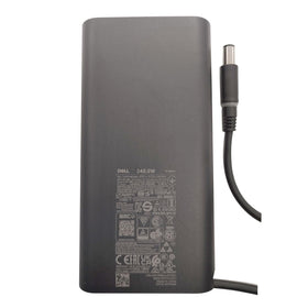Dell 7.4mm barrel connector closeup providing secure connection