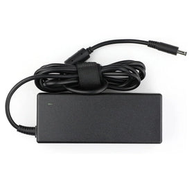 Dell 90W adapter DC connector with LED ring clearly shows power status
