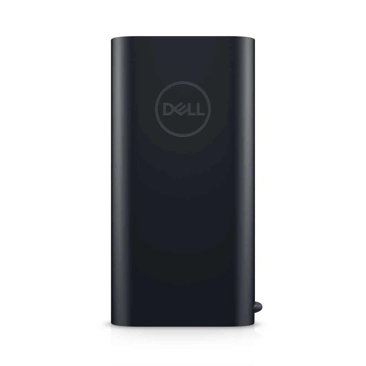 Dell adapter placed in a bag illustrating portability for commuters and travelers