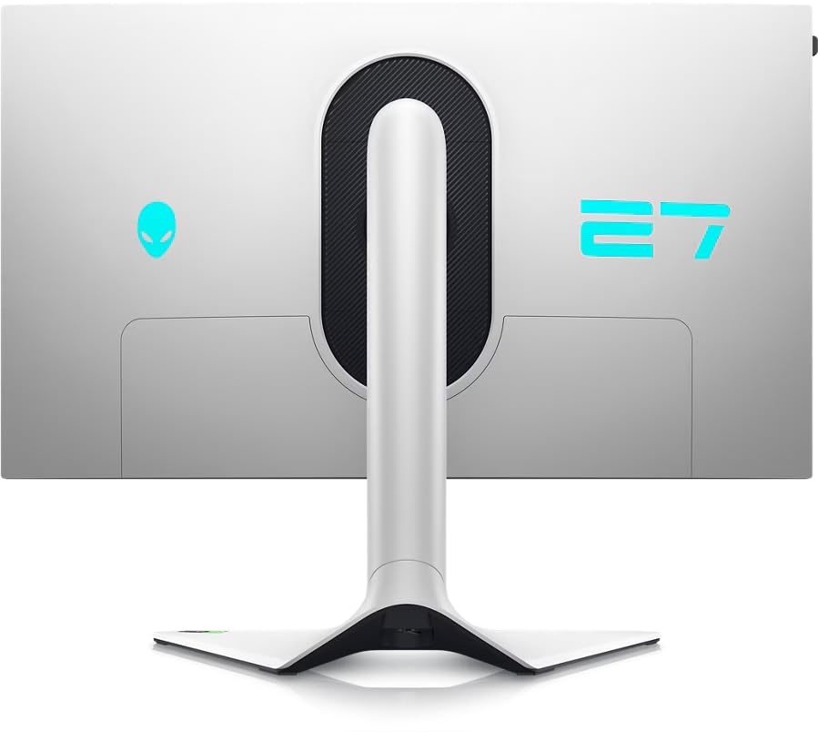Dell Alienware 27 monitor cable management for a clean desk setup