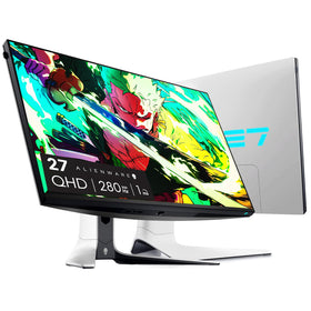 Dell Alienware 27 monitor front view with immersive HDR600 color for vivid gameplay