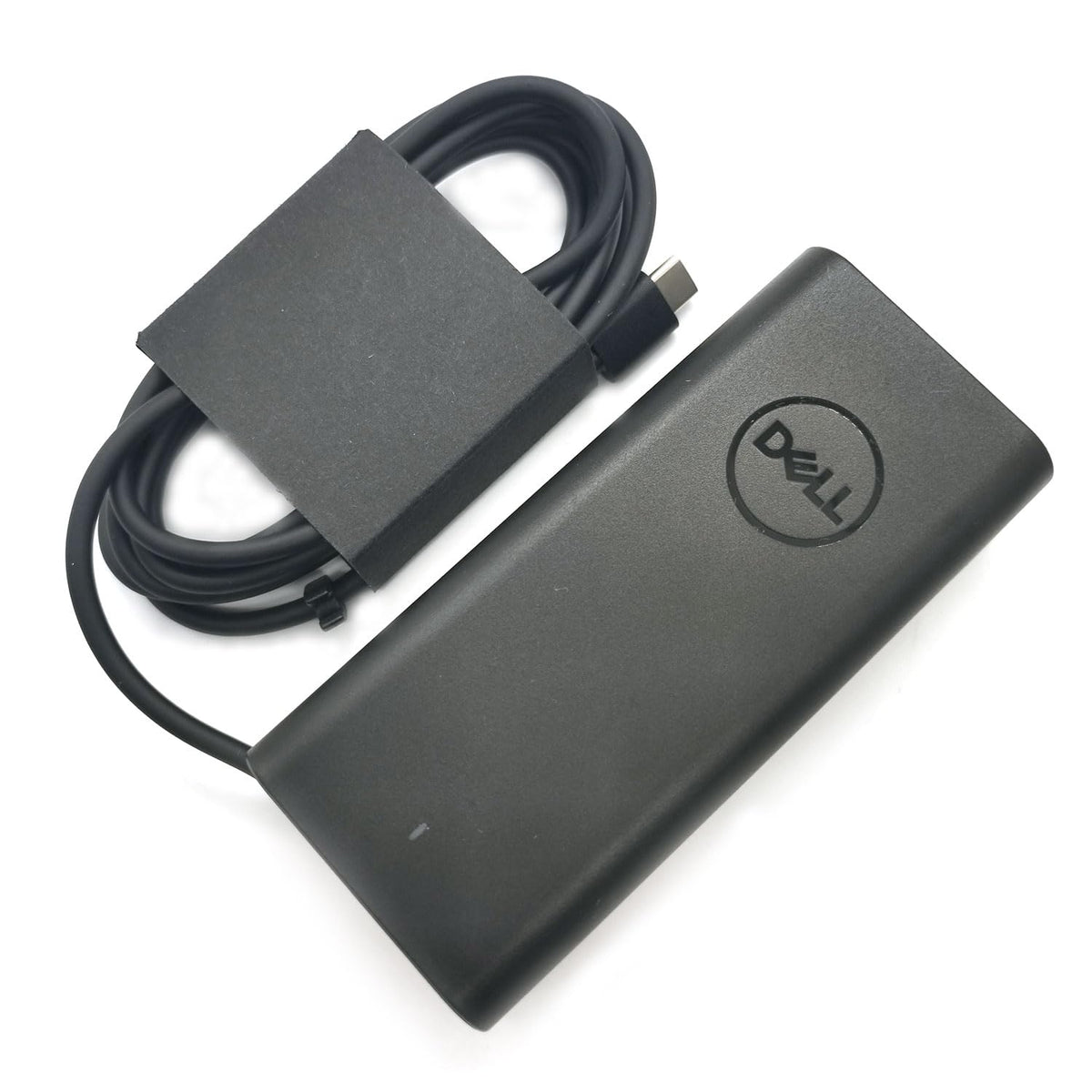 Dell charger 65W USB-C angled adapter showing compatibility