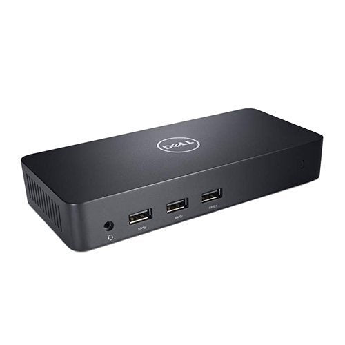 Ideal for organized desks, consolidating displays, network, and audio in a single hub.