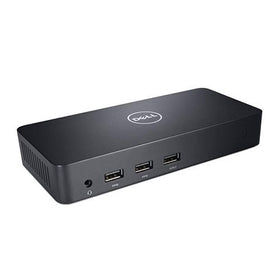 Ideal for organized desks, consolidating displays, network, and audio in a single hub.