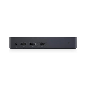 Dell D3100 triple-display ports side view highlights USB and video connections