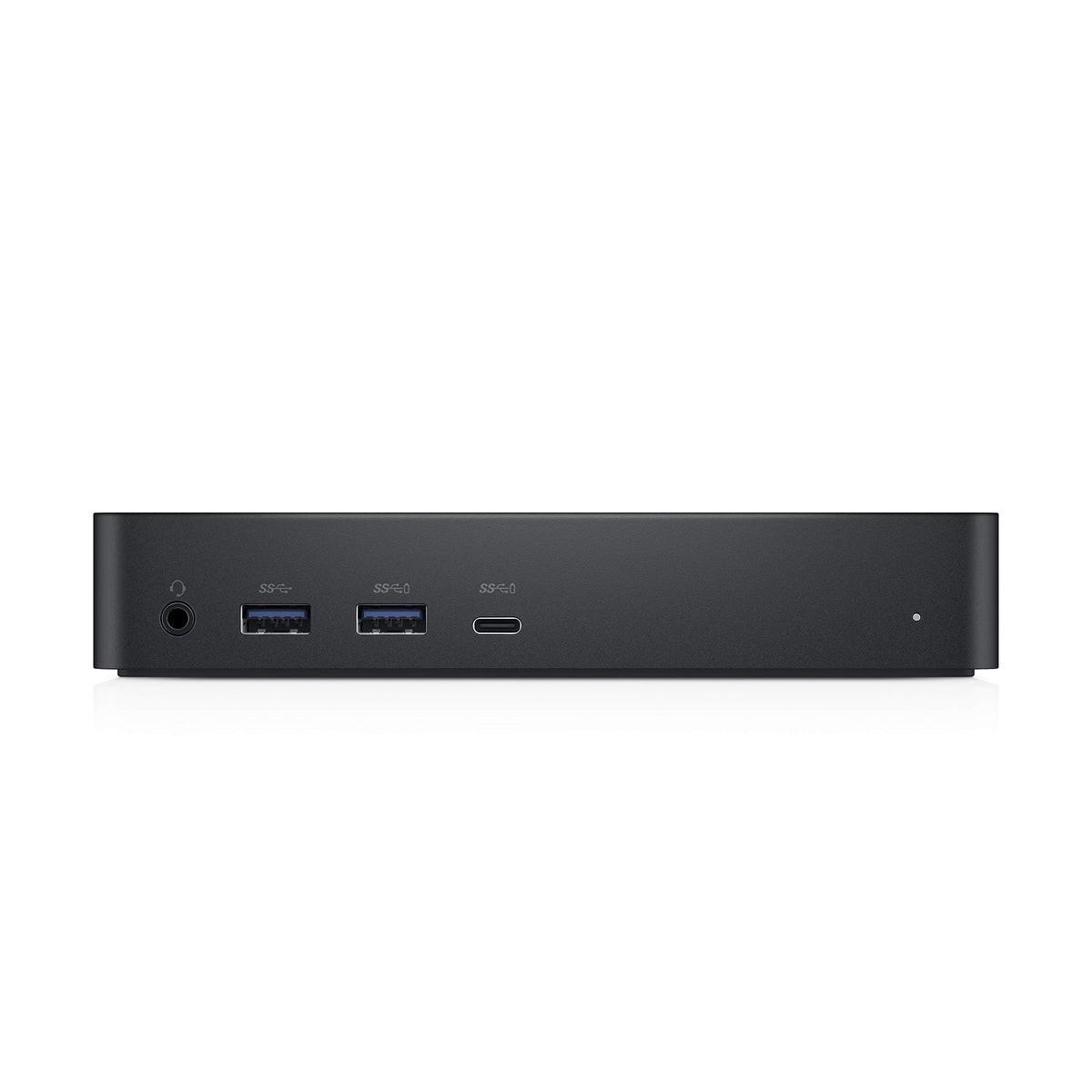 Dell D6000 setup displaying support for three 4K displays via USB-C.