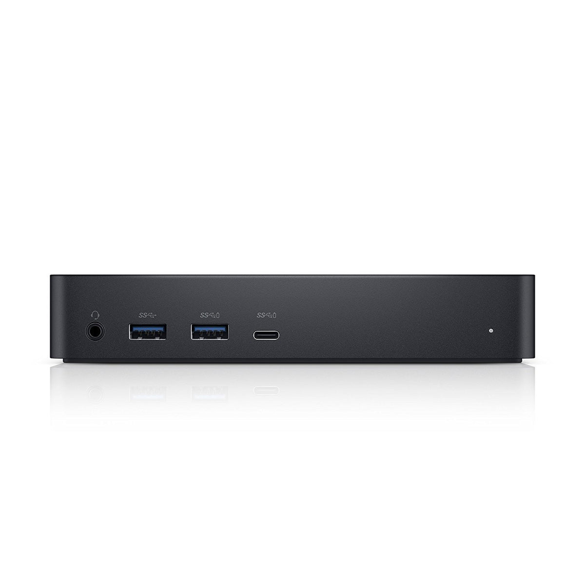 Dell D6000 front view showing hub ports and tidy desk benefit