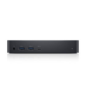Dell D6000 front view showing hub ports and tidy desk benefit