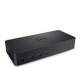 Dell D6000 USB-C port and ports ready to power a laptop and peripherals.