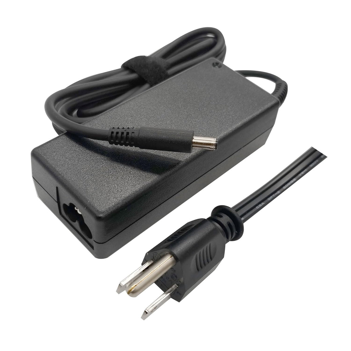 1-meter power cord for flexible placement on a desk.