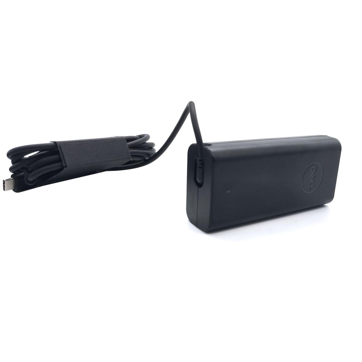 Daily-use setup with multitasking and charging using the Dell charger.