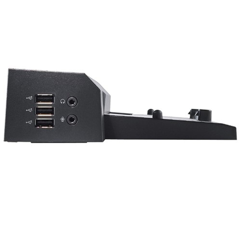 Dell e-port plus angled profile highlighting compact durable design