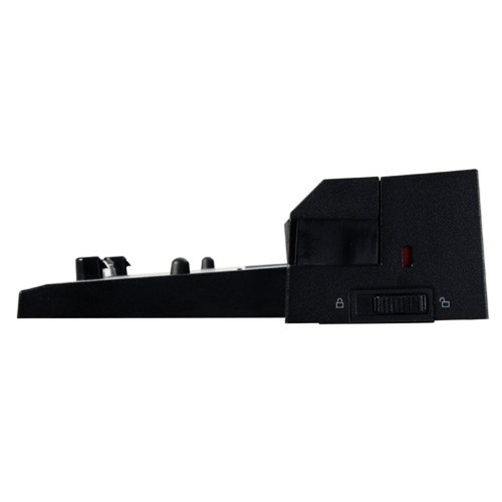 Dell e-port plus closeup of eject button for fast secure undocking