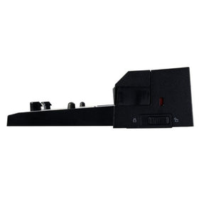 Dell e-port plus closeup of eject button for fast secure undocking
