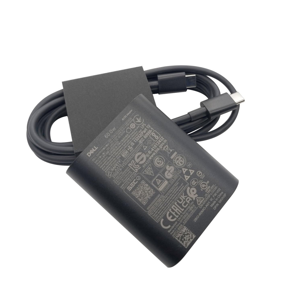 Dell GaN Charger 60W compact design suitable for travel and desk use