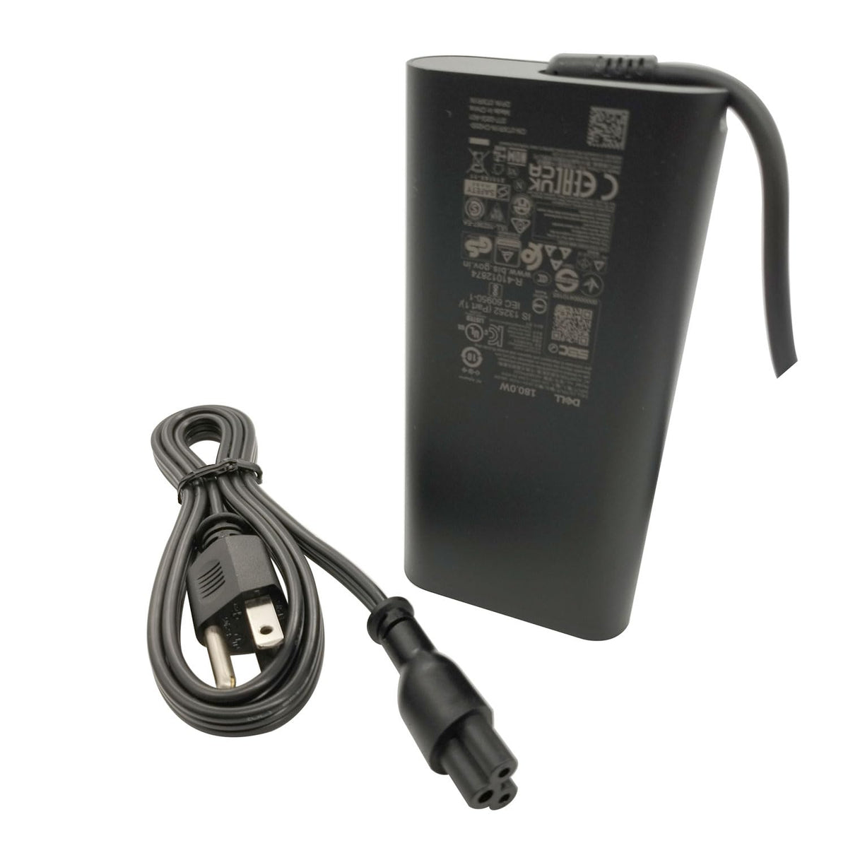 Dell GaN 180W laptop charger delivering reliable output for demanding tasks.