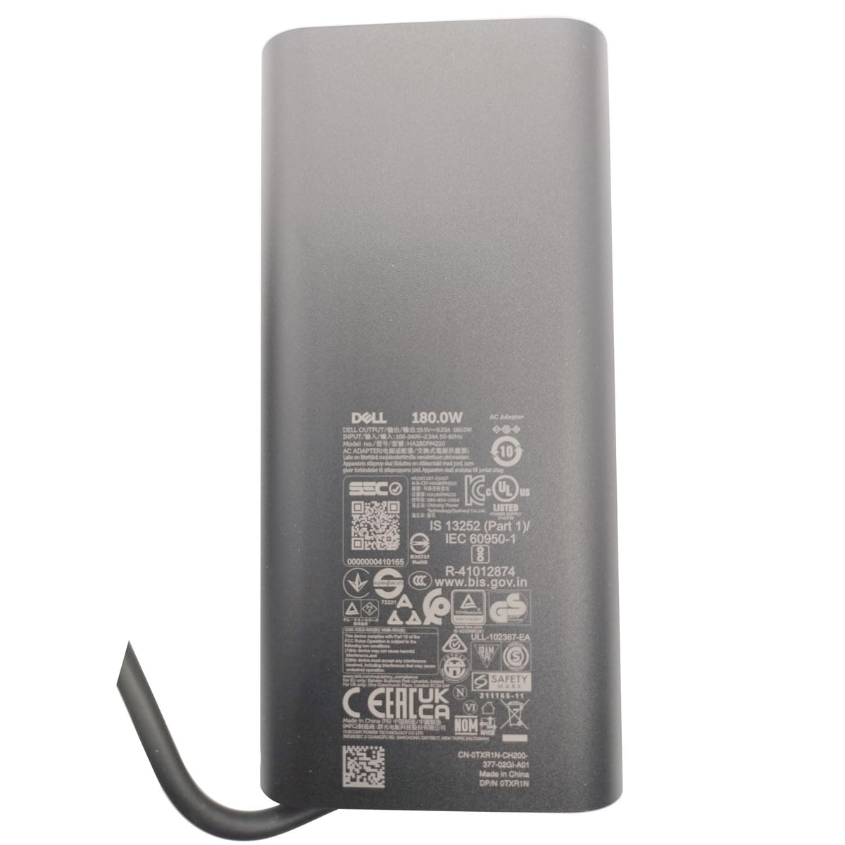 Dell GaN charger compatible with Precision 7680 and 7670 laptops.