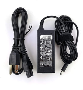 Dell Genuine 45W adapter front view for on-the-go charging.