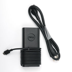 Dell HA65NM190 adapter label showing compatibility models for Latitude.