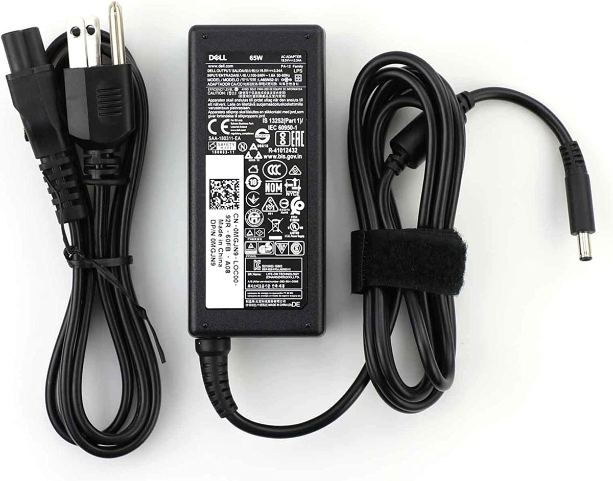 Dell Inspiron 65W charger with 4.5mm tip for reliable on-the-go power.