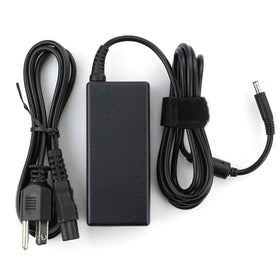 Dell 65W charger image label showing genuine accessory for Inspiron laptops