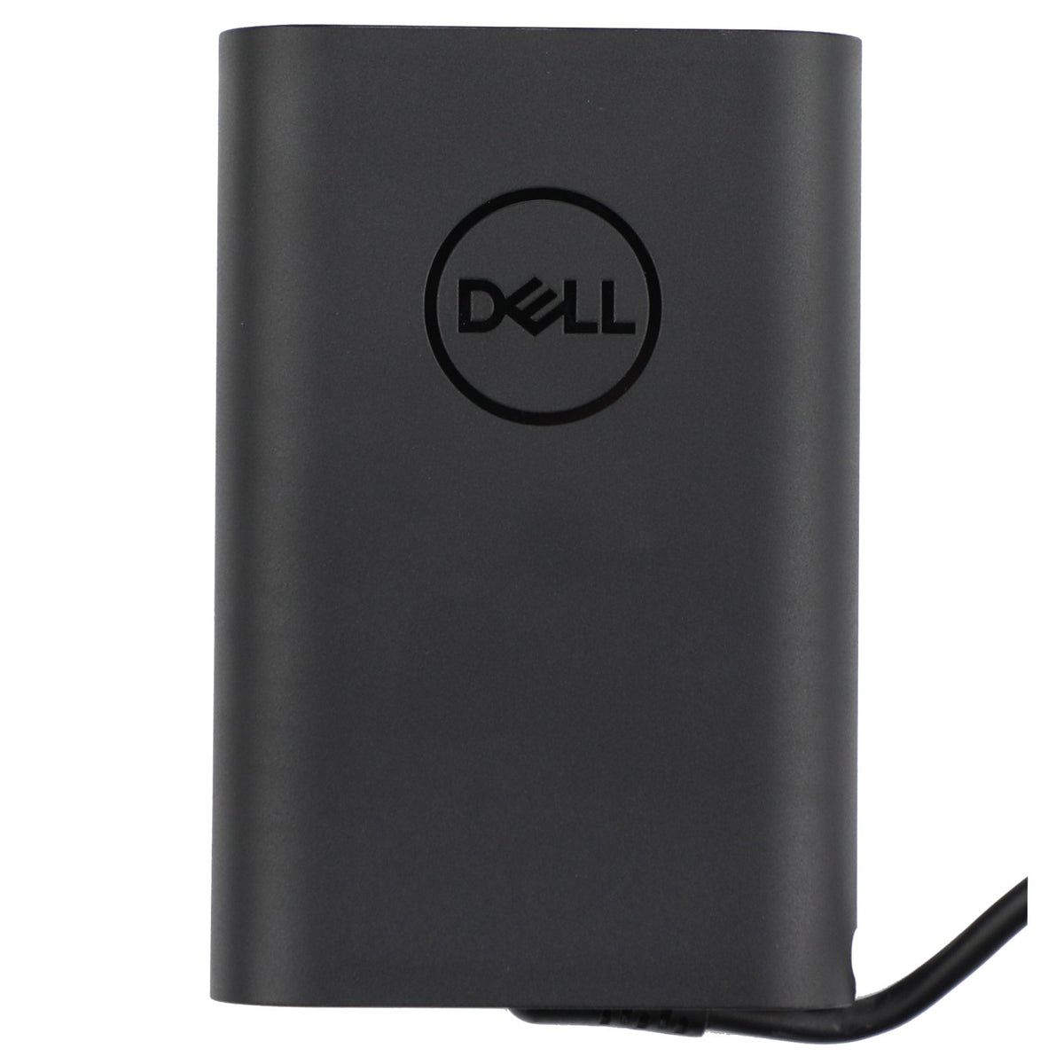 Dell New Genuine 65W USB-C adapter side view with cable ready for quick charging